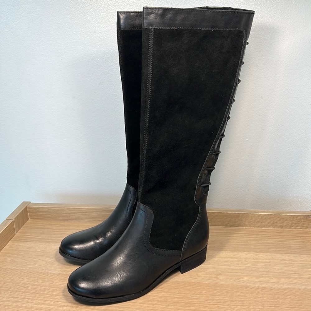 Worn once Giani Bernini Caitlyn Leather Suede Manmade Materials Riding Boots